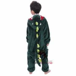 Combinaison Pyjama Enfant Dinosaure Vert Déguisement Déguisement -Favolicorne Déguisement Promos Magasin fk19036 2