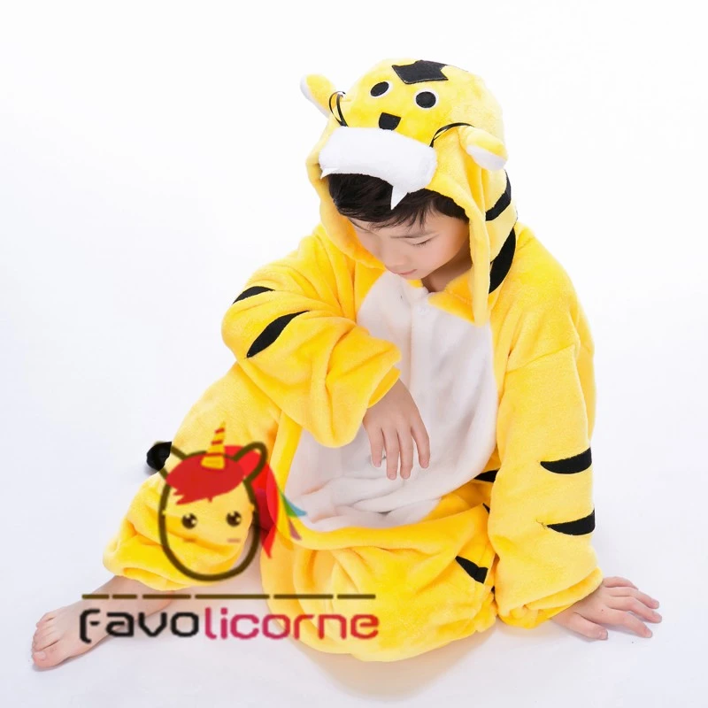 Combinaison Pyjama Enfant Tigre Déguisement Déguisement 5 Combinaison Pyjama Enfant Tigre Déguisement Déguisement – Image 5