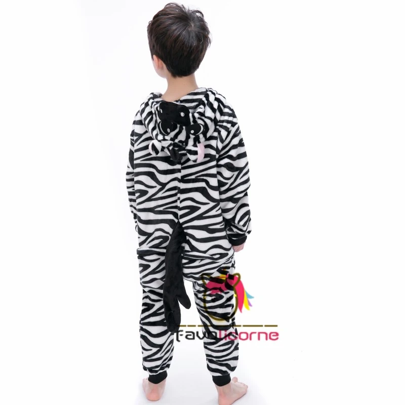 Combinaison Pyjama Enfant Zèbre Déguisement Déguisement 3 Combinaison Pyjama Enfant Zèbre Déguisement Déguisement – Image 3