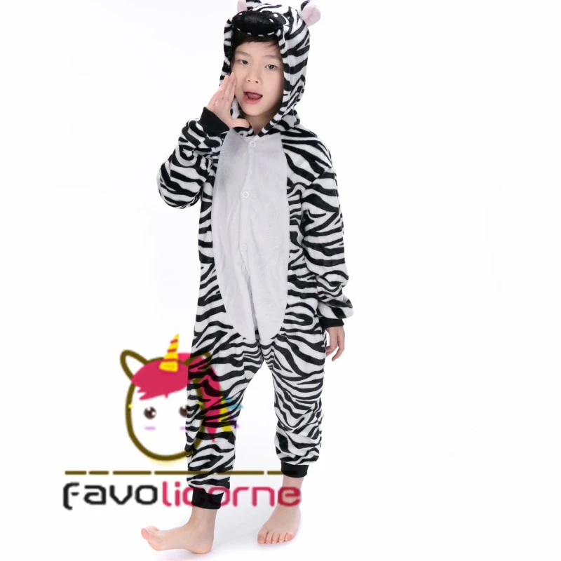 Combinaison Pyjama Enfant Zèbre Déguisement Déguisement 5 Combinaison Pyjama Enfant Zèbre Déguisement Déguisement – Image 5