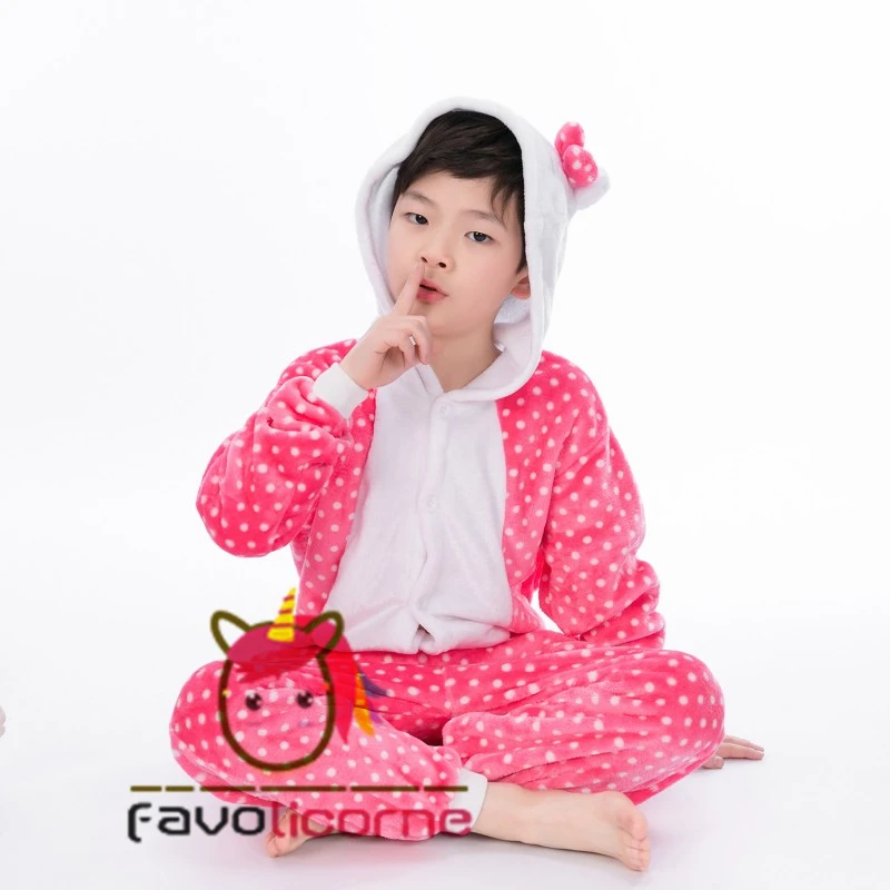 Combinaison Pyjama Enfant Kitty Chat Déguisement Déguisement 7 Combinaison Pyjama Enfant Kitty Chat Déguisement Déguisement – Image 7