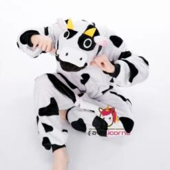Combinaison Pyjama Enfant Vache Garçon & Fille Déguisement Déguisement -Favolicorne Déguisement Promos Magasin fk19045 5