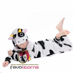 Combinaison Pyjama Enfant Vache Garçon & Fille Déguisement Déguisement -Favolicorne Déguisement Promos Magasin fk19045 6