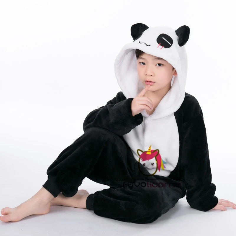 Combinaison Pyjama Enfant Panda Garçon & Fille Déguisement Déguisement 6 Combinaison Pyjama Enfant Panda Garçon & Fille Déguisement Déguisement – Image 6