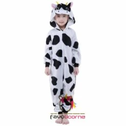 Combinaison Pyjama Enfant Vache Déguisement Déguisement -Favolicorne Déguisement Promos Magasin fk19052 1