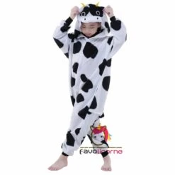 Combinaison Pyjama Enfant Vache Déguisement Déguisement -Favolicorne Déguisement Promos Magasin fk19052 3