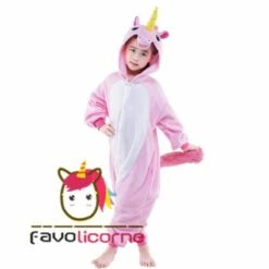 Combinaison Pyjama Enfant Rose Licorne Garçon & Fille Déguisement Déguisement -Favolicorne Déguisement Promos Magasin fk19063 4