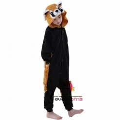 Combinaison Pyjama Enfant Panda Roux Déguisement Déguisement -Favolicorne Déguisement Promos Magasin fk19064 2