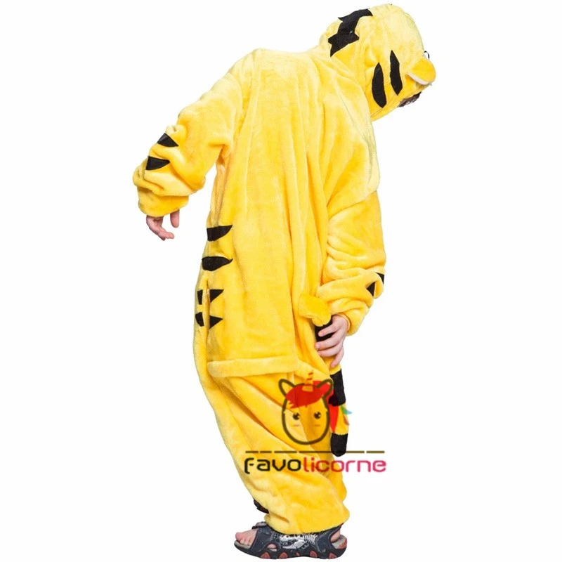 Combinaison Pyjama Enfant Tigre Garçon & Fille Déguisement Déguisement 3 Combinaison Pyjama Enfant Tigre Garçon & Fille Déguisement Déguisement – Image 3