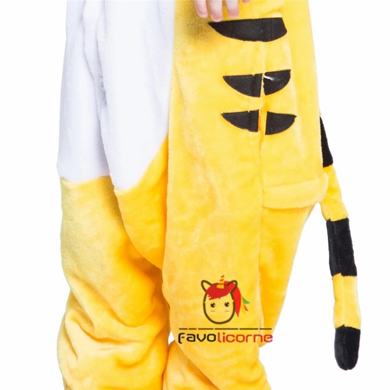 Combinaison Pyjama Enfant Tigre Garçon & Fille Déguisement Déguisement 4 Combinaison Pyjama Enfant Tigre Garçon & Fille Déguisement Déguisement – Image 4