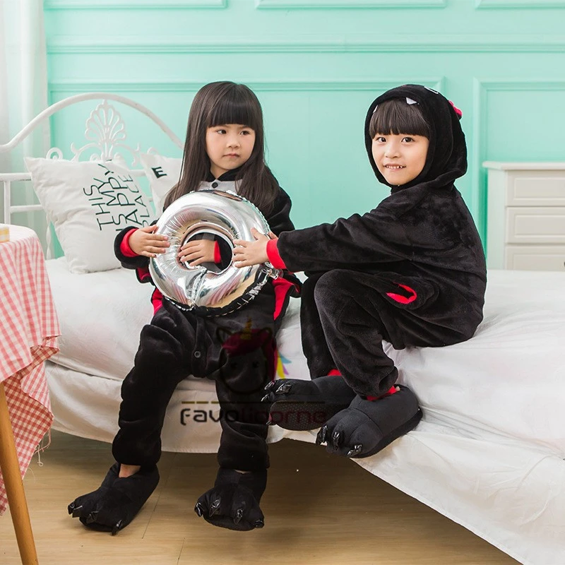 Combinaison Pyjama Enfant Chauve-Souris Déguisement Déguisement 2 Combinaison Pyjama Enfant Chauve-Souris Déguisement Déguisement – Image 2