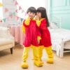 Combinaison Pyjama Enfant Winnie L'Ourson Garçon & Fille Déguisement Déguisement