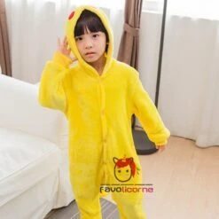 Combinaison Pyjama Enfant Pokemon Pikachu Garçon & Fille Déguisement Déguisement -Favolicorne Déguisement Promos Magasin fk19076 3