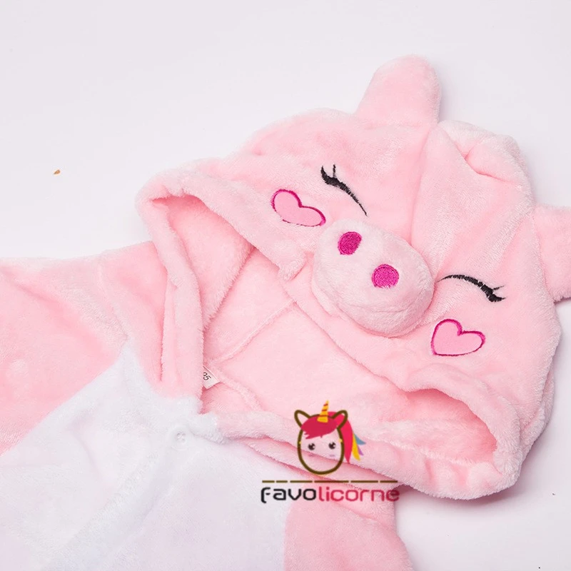 Combinaison Pyjama Enfant Cochon Rose Garçon & Fille Déguisement Déguisement 4 Combinaison Pyjama Enfant Cochon Rose Garçon & Fille Déguisement Déguisement – Image 4