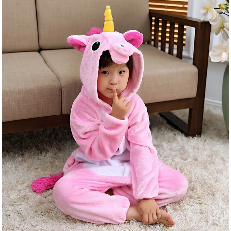 Combinaison Pyjama Enfant Rose Licorne Déguisement Déguisement 1 Combinaison Pyjama Enfant Rose Licorne Déguisement Déguisement