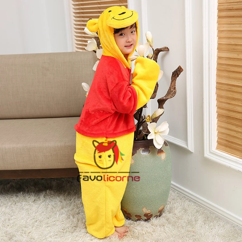 Combinaison Pyjama Enfant Winnie L'Ourson Déguisement Déguisement 2 Combinaison Pyjama Enfant Winnie L'Ourson Déguisement Déguisement – Image 2