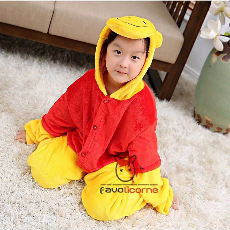 Combinaison Pyjama Enfant Winnie L'Ourson Déguisement Déguisement 3 Combinaison Pyjama Enfant Winnie L'Ourson Déguisement Déguisement – Image 3