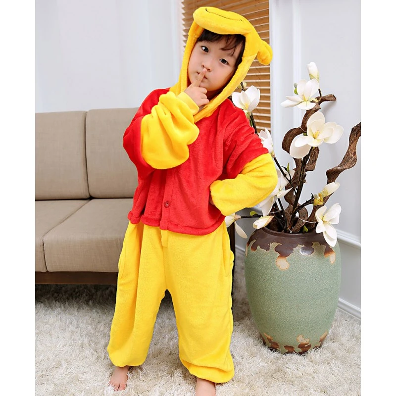 Combinaison Pyjama Enfant Winnie L'Ourson Déguisement Déguisement 1 Combinaison Pyjama Enfant Winnie L'Ourson Déguisement Déguisement
