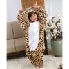 Combinaison Pyjama Enfant Leopard Bear Déguisement Déguisement