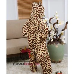 Combinaison Pyjama Enfant Leopard Bear Déguisement Déguisement -Favolicorne Déguisement Promos Magasin fk19085 4