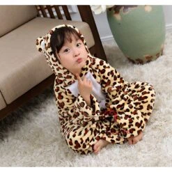 Combinaison Pyjama Enfant Leopard Bear Déguisement Déguisement -Favolicorne Déguisement Promos Magasin fk19085 5