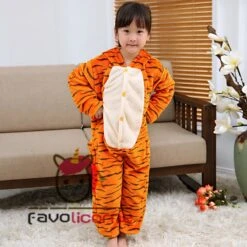 Combinaison Pyjama Enfant Winnie L'Ourson Tigrou Garçon & Fille Déguisement Déguisement -Favolicorne Déguisement Promos Magasin fk19087 4
