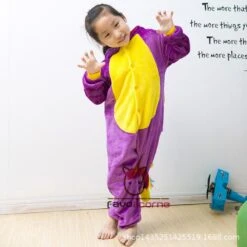 Combinaison Pyjama Enfant Violet Dragon Déguisement Déguisement 7 Combinaison Pyjama Enfant Violet Dragon Déguisement Déguisement -Favolicorne Déguisement Promos Magasin fk19089 2