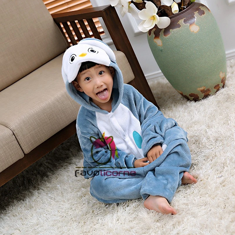 Combinaison Pyjama Enfant Hibou Garçon & Fille Déguisement Déguisement 2 Combinaison Pyjama Enfant Hibou Garçon & Fille Déguisement Déguisement – Image 2