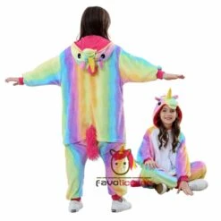 Combinaison Pyjama Enfant Licorne Déguisement Déguisement -Favolicorne Déguisement Promos Magasin fk19092 2