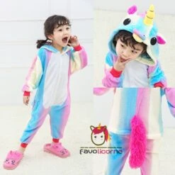 Licorne Combinaison Pyjama Enfant Licorne Déguisement Déguisement -Favolicorne Déguisement Promos Magasin fk19093 3