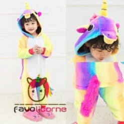 Licorne Combinaison Pyjama Enfant Licorne Déguisement Déguisement -Favolicorne Déguisement Promos Magasin fk19093 4