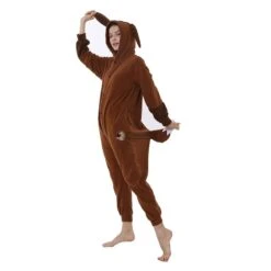 Déguisement Brown Eevee Pyjama Femme Homme Pyjama Combinaison -Favolicorne Déguisement Promos Magasin syay003 1