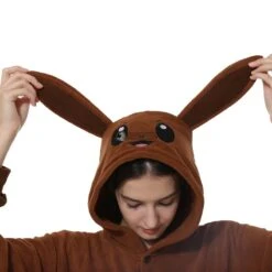 Déguisement Brown Eevee Pyjama Femme Homme Pyjama Combinaison -Favolicorne Déguisement Promos Magasin syay003 3