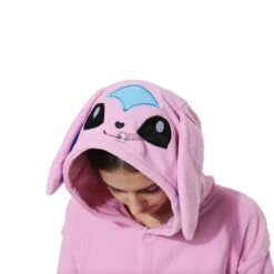 Déguisement Rose Eevee Pyjama Femme Homme Pyjama Combinaison -Favolicorne Déguisement Promos Magasin syay008 3