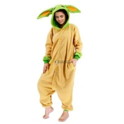 Déguisement Yoda Pyjama Femme Homme Pyjama Combinaison -Favolicorne Déguisement Promos Magasin syay013 2
