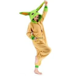 Déguisement Yoda Pyjama Femme Homme Pyjama Combinaison -Favolicorne Déguisement Promos Magasin syay013 3