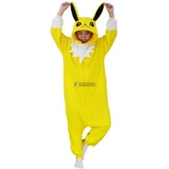 Déguisement Eevee Jolteon Pyjama Femme Homme Pyjama Combinaison 6 Déguisement Eevee Jolteon Pyjama Femme Homme Pyjama Combinaison -Favolicorne Déguisement Promos Magasin syay015 1