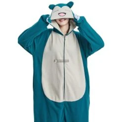 Déguisement Zip Snorlax Pyjama Femme Homme Pyjama Combinaison -Favolicorne Déguisement Promos Magasin syay019 2