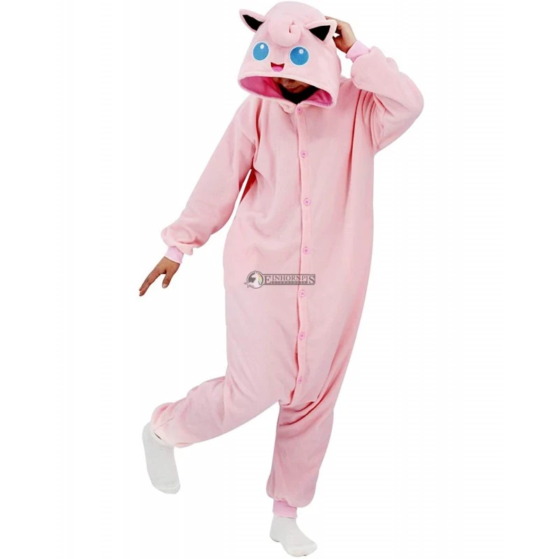Déguisement Jigglypuff Pyjama Femme Homme Pyjama Combinaison 2 Déguisement Jigglypuff Pyjama Femme Homme Pyjama Combinaison – Image 2