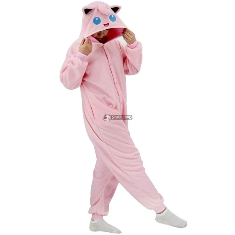 Déguisement Jigglypuff Pyjama Femme Homme Pyjama Combinaison 3 Déguisement Jigglypuff Pyjama Femme Homme Pyjama Combinaison – Image 3
