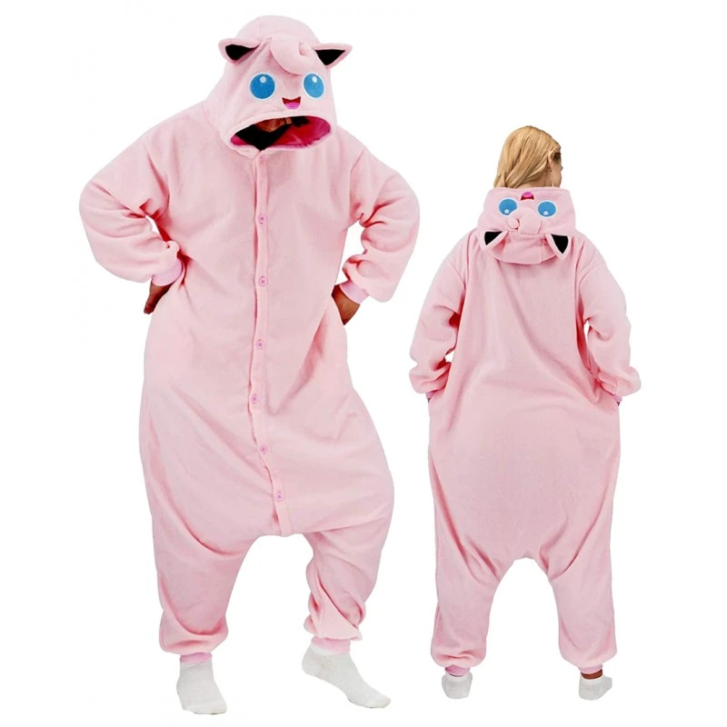 Déguisement Jigglypuff Pyjama Femme Homme Pyjama Combinaison 1 Déguisement Jigglypuff Pyjama Femme Homme Pyjama Combinaison