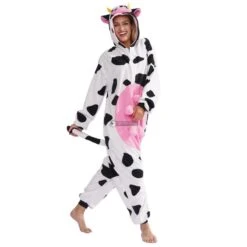 Déguisement Cow With Udders Pyjama Femme Homme Pyjama Combinaison 10 Déguisement Cow With Udders Pyjama Femme Homme Pyjama Combinaison -Favolicorne Déguisement Promos Magasin syay037 4