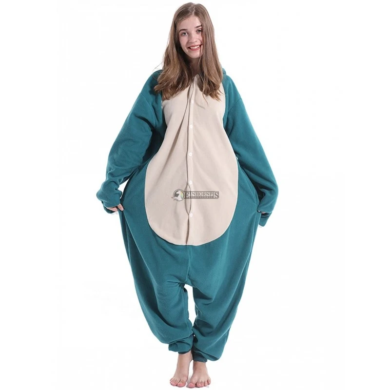Déguisement Snorlax Pyjama Femme Homme Pyjama Combinaison 3 Déguisement Snorlax Pyjama Femme Homme Pyjama Combinaison – Image 3