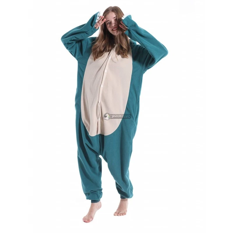 Déguisement Snorlax Pyjama Femme Homme Pyjama Combinaison 4 Déguisement Snorlax Pyjama Femme Homme Pyjama Combinaison – Image 4
