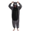 Déguisement Grey Raccoon Pyjama Femme Homme Pyjama Combinaison