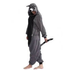 Déguisement Grey Raccoon Pyjama Femme Homme Pyjama Combinaison -Favolicorne Déguisement Promos Magasin syay048 5
