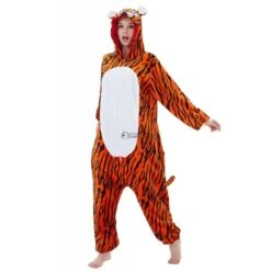 Déguisement Tiger Pyjama Femme Homme Pyjama Combinaison -Favolicorne Déguisement Promos Magasin syay055 3