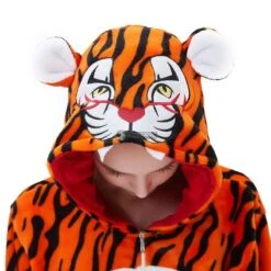 Déguisement Tiger Pyjama Femme Homme Pyjama Combinaison -Favolicorne Déguisement Promos Magasin syay055 4