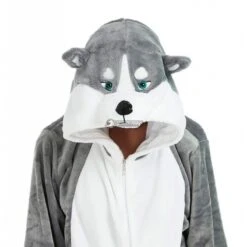 Déguisement Husky Pyjama Femme Homme Pyjama Combinaison -Favolicorne Déguisement Promos Magasin syay064 1