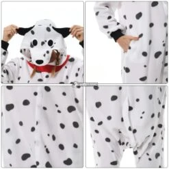 Déguisement Dalmatian Pyjama Femme Homme Pyjama Combinaison -Favolicorne Déguisement Promos Magasin syay067 5